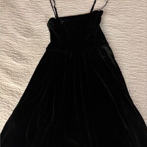Black velvet xxs Abercrombie and Fitch dress.